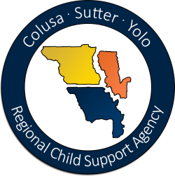 Logo- Seal for Colusa, Sutter, Yolo Regional Child Support Agency 